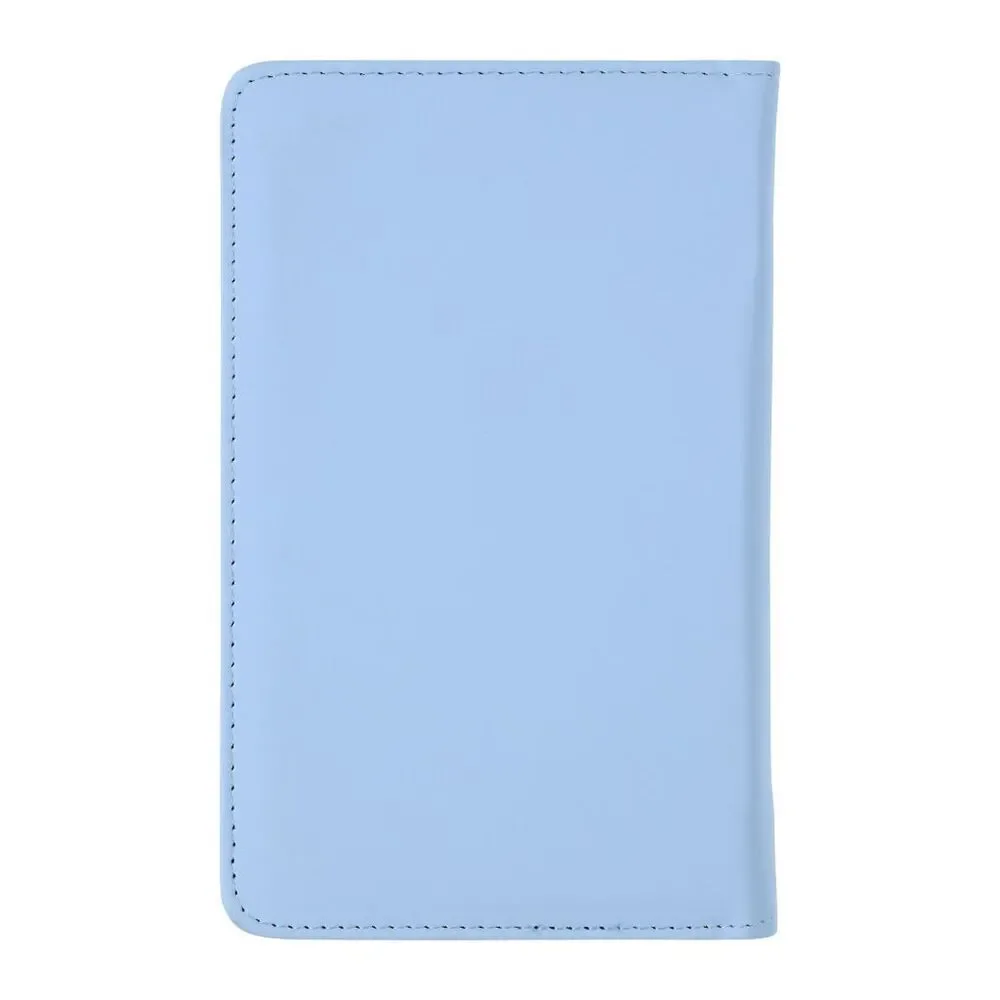 Padded Blue Zip Notes Journal